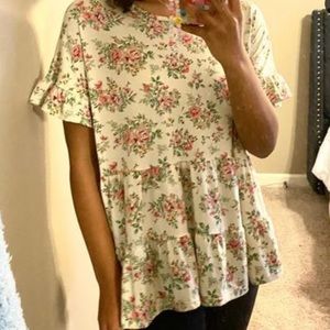 XL boutique top. Very cute to dress up!